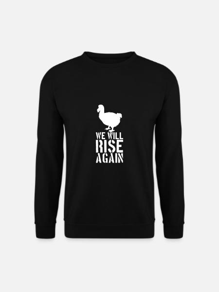 Dodo Bird Vogelbeobachtung - Unisex Pullover - Schwarz