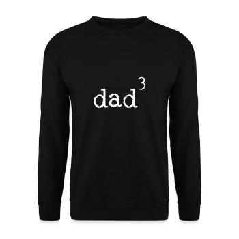 Papa Papa Papa Papa - Unisex Sweatshirt - black - Front - Alina (178cm) & Michal (187cm)