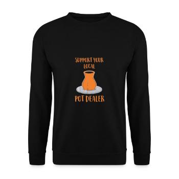 Pottery Ceramic Gift Teacher Funny - Unisex Pullover - Schwarz - Vorne - Alina (178cm) & Michal (187cm)