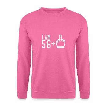 57. Geburtstag Shirts - Unisex Pullover - Pink - Vorne