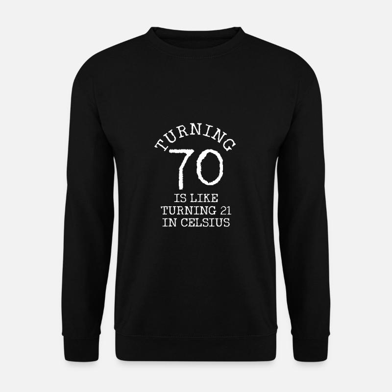 Anniversaire de 70 ans - Sweat-shirt Unisexe - noir