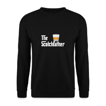 Malt Whiskey Alkohol Scotchfather Film TV Geschenk - Sweat-shirt Unisexe - noir - Devant - Alina (178cm) & Michal (187cm)