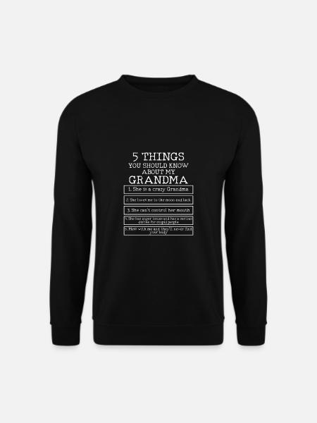 Grand-mère grand-mère - Sweat-shirt Unisexe - noir