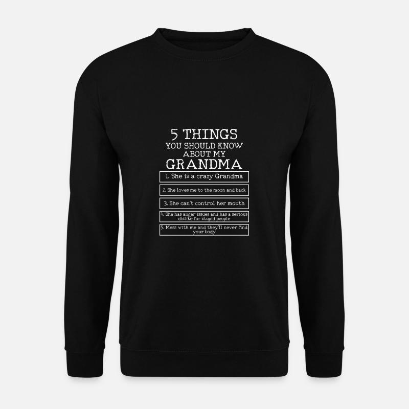 Großmutter Oma - Unisex Pullover - Schwarz
