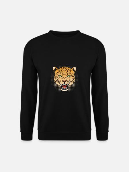 Cheetah Leopard - Unisex Sweatshirt - black