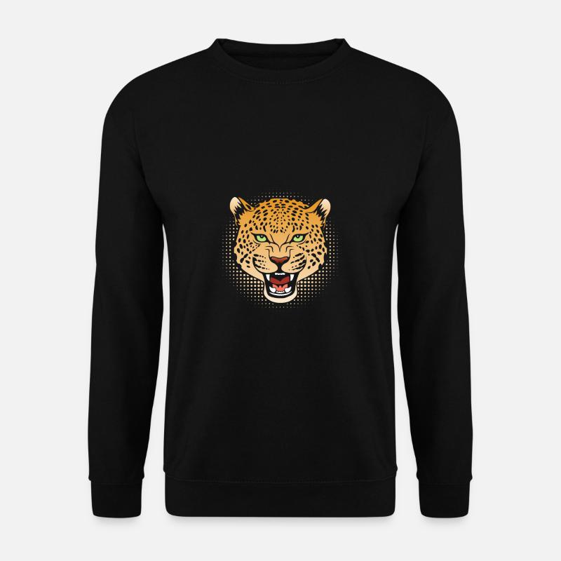 Gepard Leopard - Unisex Pullover - Schwarz