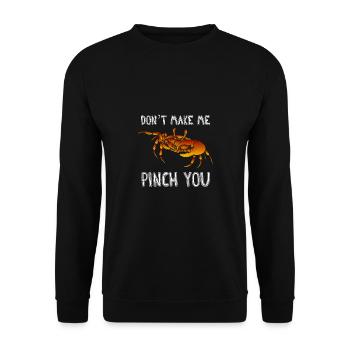 Crab Seafood - Unisex Sweatshirt - black - Front - Alina (178cm) & Michal (187cm)