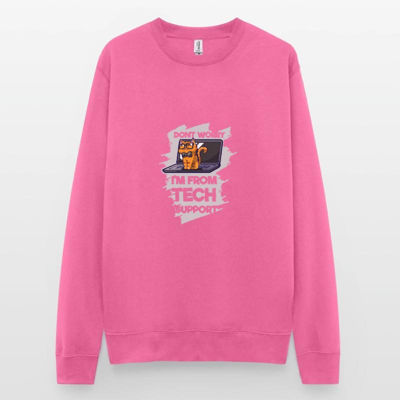 Programmation Cat Tech Support Sweat-shirt Unisexe