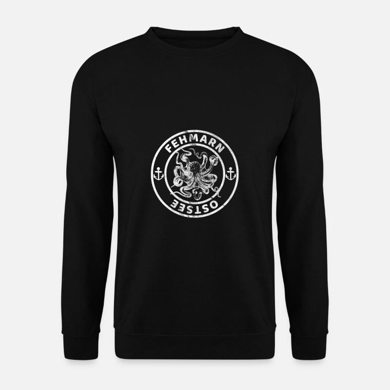 Fehmarn Ostsee Design Geschenkidee - Unisex Pullover - Schwarz
