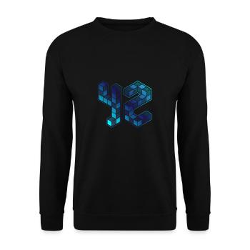 42 nombres de maths - Sweat-shirt Unisexe - noir - Devant - Alina (178cm) & Michal (187cm)