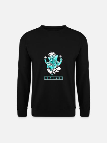Ganesha Ganesh Ganesh Elefantengott - Sweat-shirt Unisexe - noir