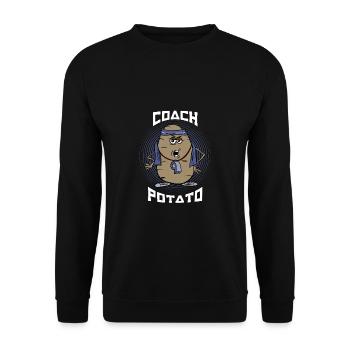 Potato potato - Unisex Sweatshirt - black - Front - Alina (178cm) & Michal (187cm)