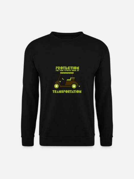 Golfspiel Golf Cart Transportation - Unisex Pullover - Schwarz