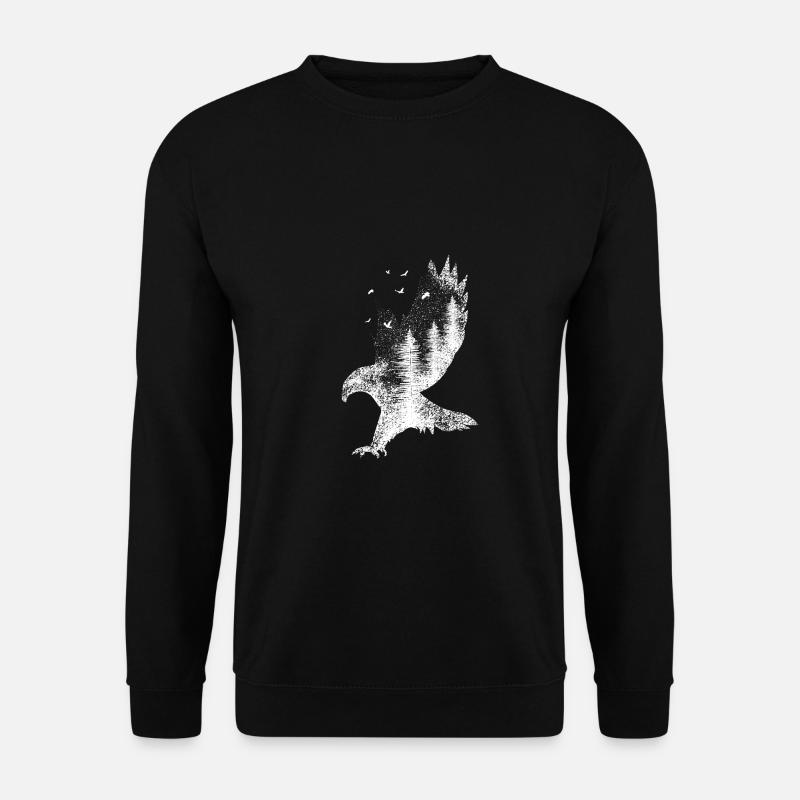 Gratuit comme un oiseau! - Sweat-shirt Unisexe - noir