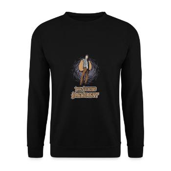 Second amendment - Unisex Sweatshirt - black - Front - Alina (178cm) & Michal (187cm)