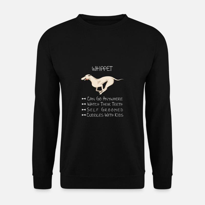 Whippet Dog - Unisex Sweatshirt - black