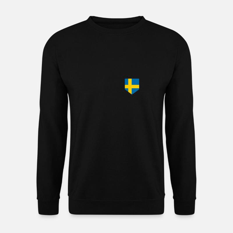 Schweden Flagge Schwedischer Stolz - Unisex Pullover - Schwarz