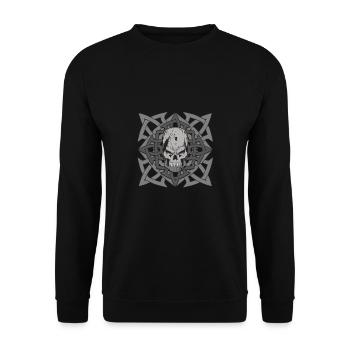 Mythologie grecque géante - Sweat-shirt Unisexe - noir - Devant - Alina (178cm) & Michal (187cm)