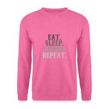 Casino-Glücksspiel - Unisex Pullover - Pink - Vorne