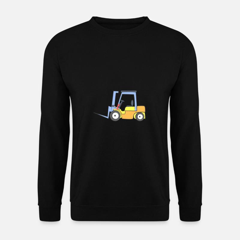 Chariot élévateur de construction - Sweat-shirt Unisexe - noir