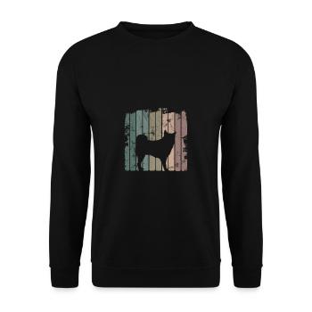 Akita Shiba Inu owner dog miss gift - Unisex Sweatshirt - black - Front - Alina (178cm) & Michal (187cm)