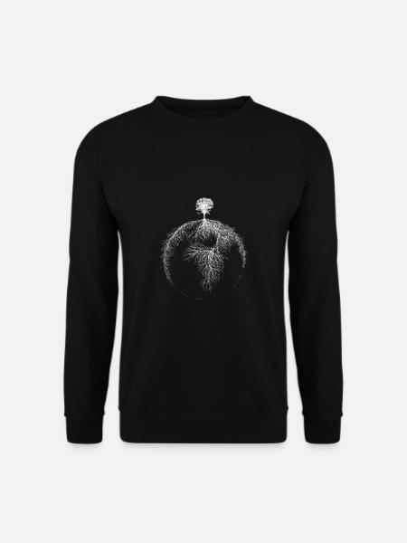 Die Welt, ein Organismus - Unisex Pullover - Schwarz