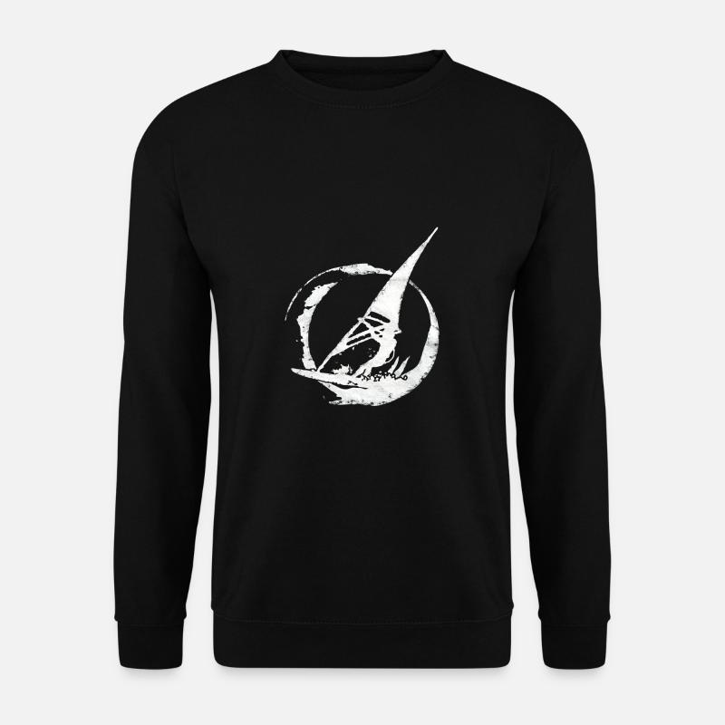 Windsurfen, Wellenreiten, Kitesurfen Geschenk - Unisex Pullover - Schwarz