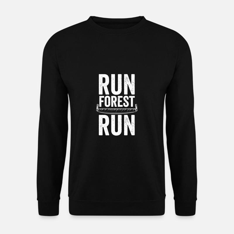 Run forest run - Sweat-shirt Unisexe - noir
