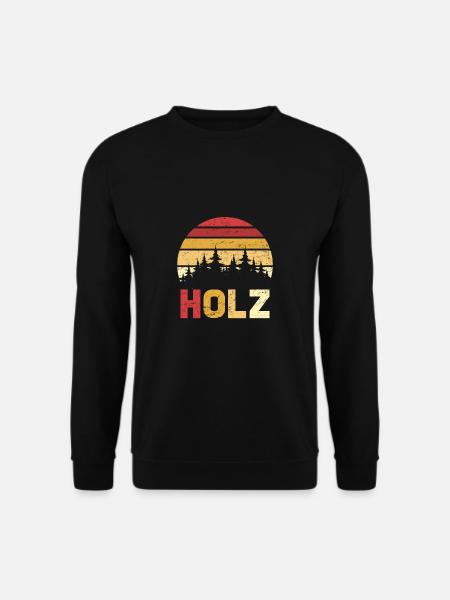 Holzbearbeitung Holz Holz Holz - Unisex Pullover - Schwarz