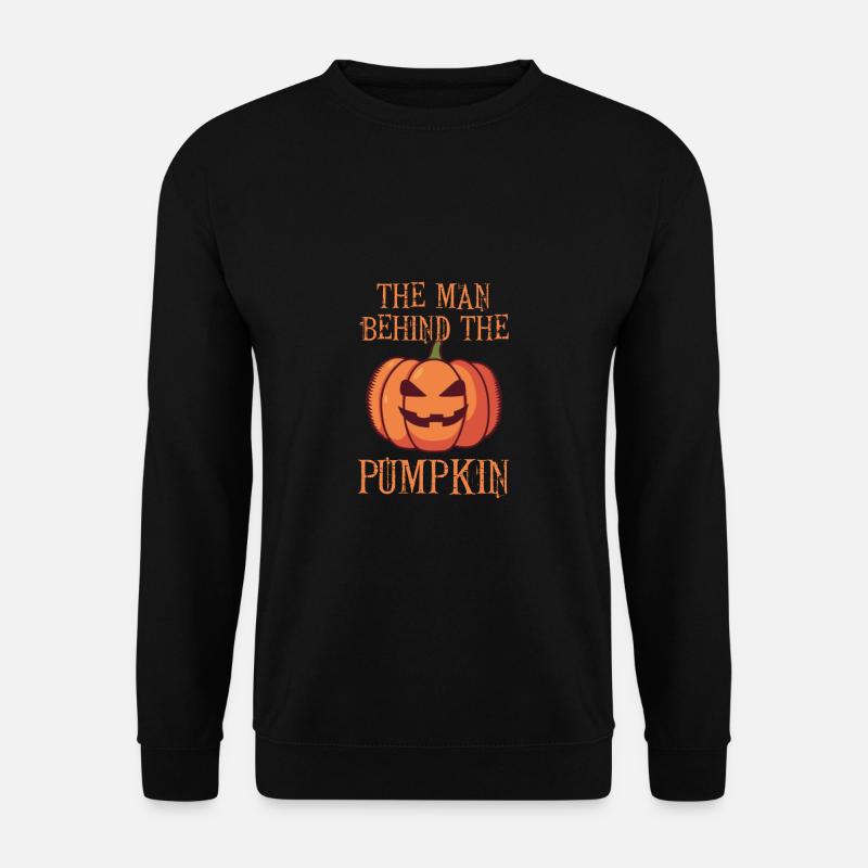 Halloween Kürbis - Unisex Pullover - Schwarz