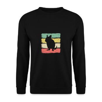 Degu - Unisex Pullover - Schwarz - Vorne - Alina (178cm) & Michal (187cm)