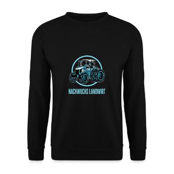 Farmer Agriculture Agriculture Agricultural - Unisex Sweatshirt - black - Front - Alina (178cm) & Michal (187cm)