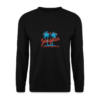 Jebivjetar I Balkan Collection T-Shirt - Unisex Sweatshirt - black - Front - Alina (178cm) & Michal (187cm)