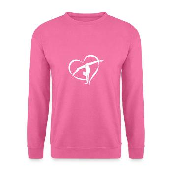 Tumbling Gymnast Turner Shirt - Unisex Sweatshirt - pink - Front
