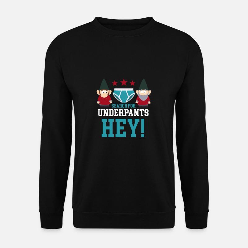 Search for underpants hey! - Unisex Sweatshirt - black