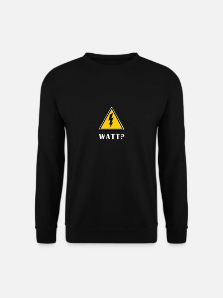Electrician Watt - Unisex Sweatshirt - black