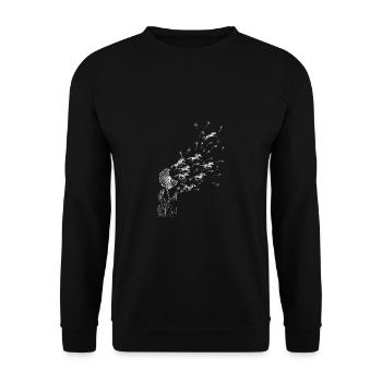 Pferde Shirt Für Frauen und Mädchen - Unisex Pullover - Schwarz - Vorne - Alina (178cm) & Michal (187cm)