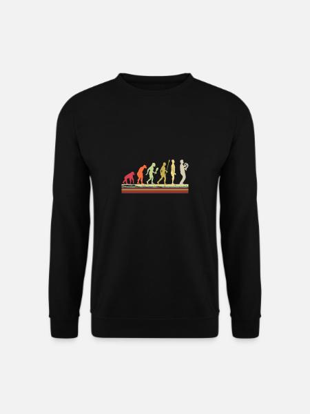 Lustiges Waldhorn Geschenk Musiker - Unisex Pullover - Schwarz