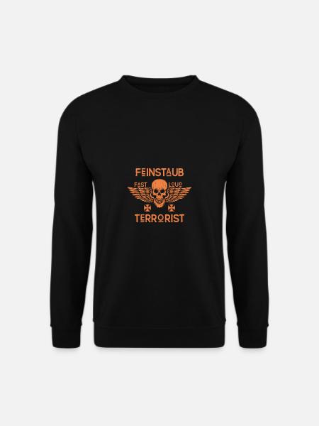 FEINSTAUB Terrorist Auto Fahrer Shirt - Unisex Pullover - Schwarz