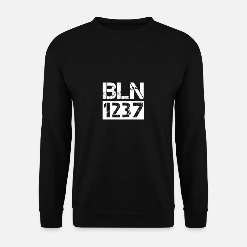 BLN Gegründet 1237 Berliner Liebe 030 Geschenk - Unisex Pullover - Schwarz