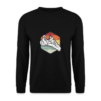Klettern Climbing-Schuh Bouldern Vintage - Unisex Pullover - Schwarz - Vorne - Alina (178cm) & Michal (187cm)