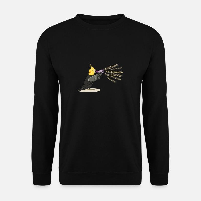 Nymphensittich Vogel Lustig - Unisex Pullover - Schwarz