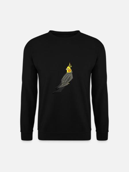 Nymphensittich Vogel Lustig - Unisex Pullover - Schwarz