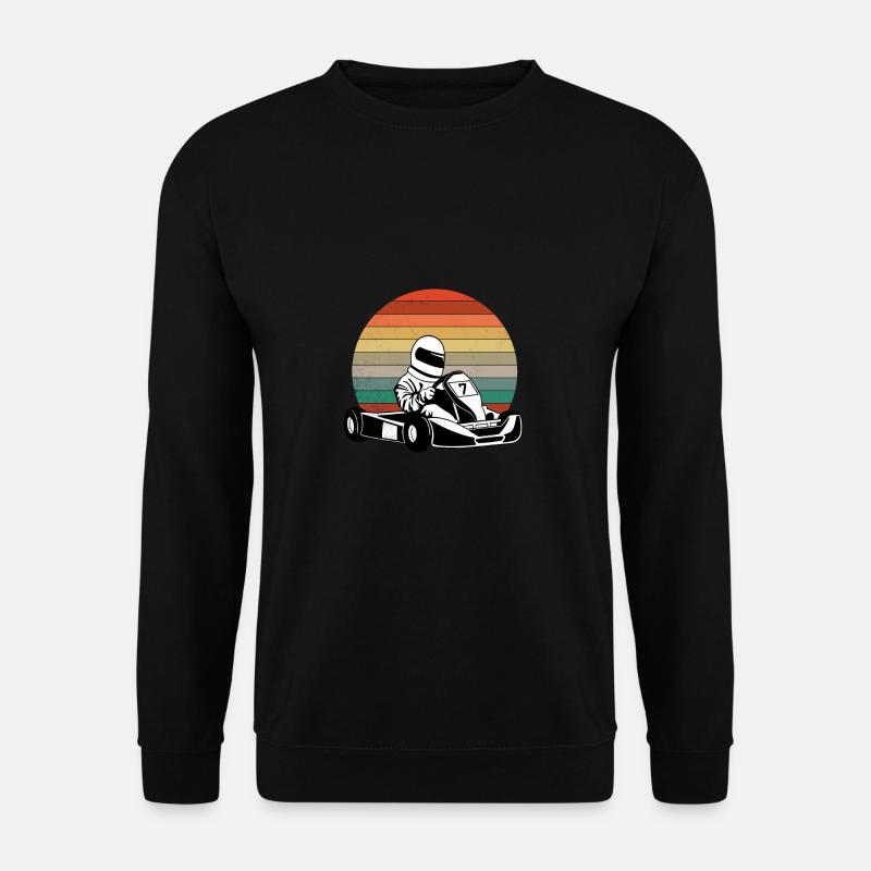 Go Cart Go Kart Fahrer - Unisex Pullover - Schwarz