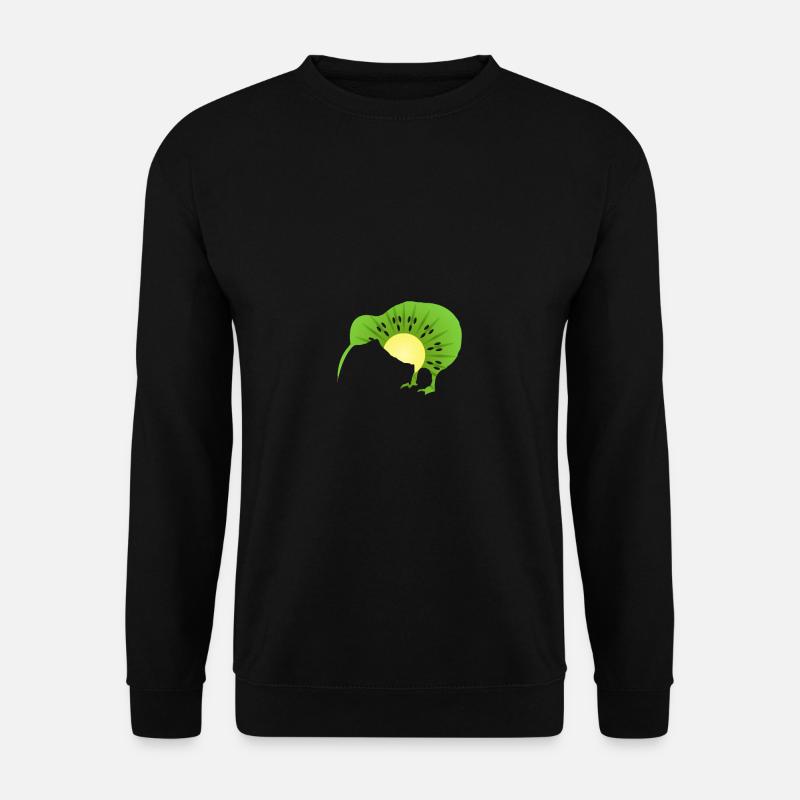 Kiwi Vogel Neuseeland Lustig - Unisex Pullover - Schwarz
