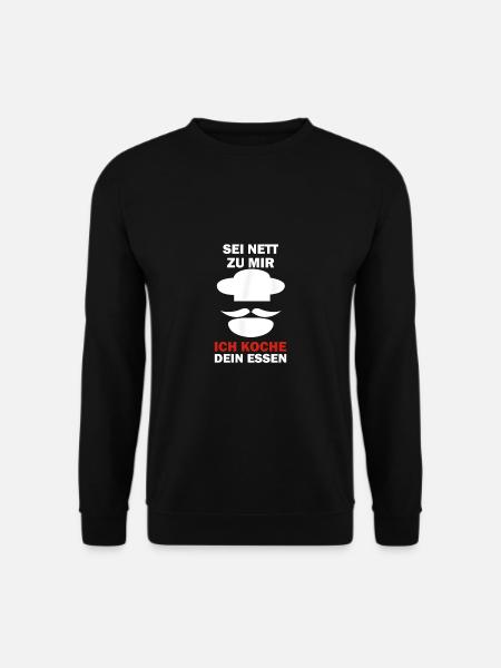 Lustiges Koch Geschenk Köche - Unisex Pullover - Schwarz