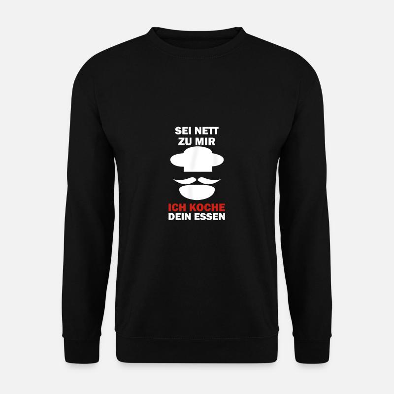 Lustiges Koch Geschenk Köche - Unisex Pullover - Schwarz