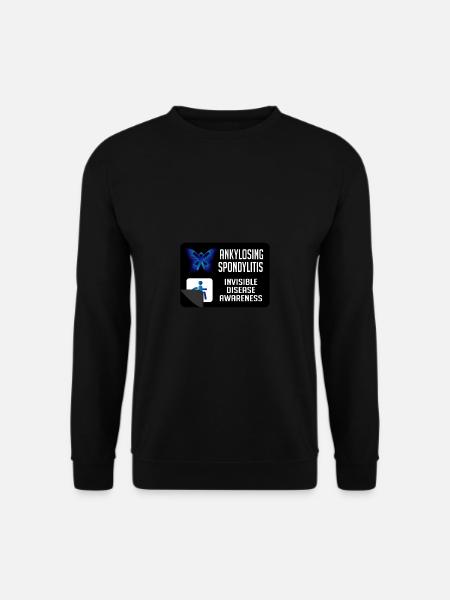 Ankylosing Spondylitis Butterfly Arthritis Kri - Unisex Sweatshirt - black