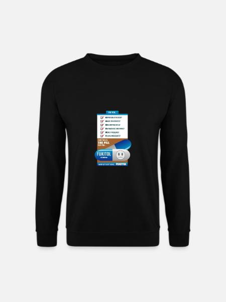 Fukitol Prescription lustige Physician Geschenk - Unisex Pullover - Schwarz