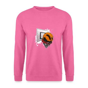Basketballkorb Basketball Korbball Basketballer - Unisex Pullover - Pink - Vorne